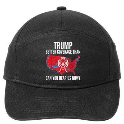 Trump Better Coverage Than Verizon Can You Hear Us Now 7-Panel Snapback Hat