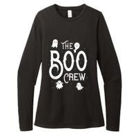 The Boo Crew Halloween Ghost Costume Womens CVC Long Sleeve Shirt