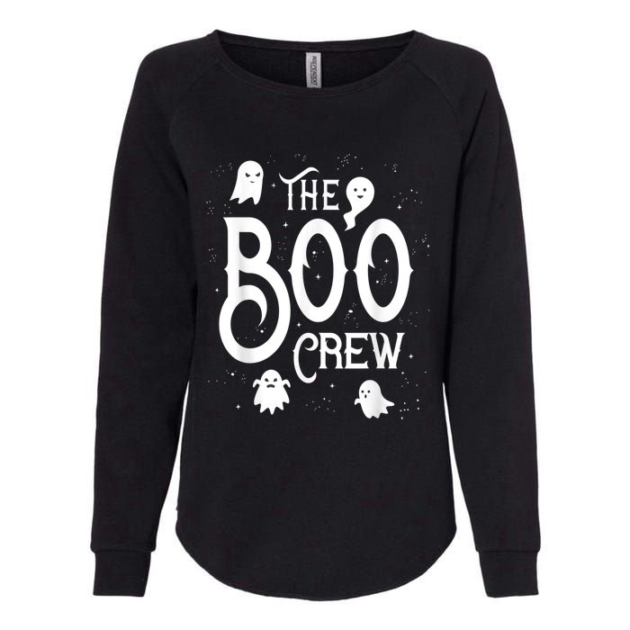 The Boo Crew Halloween Ghost Costume Womens California Wash Sweatshirt