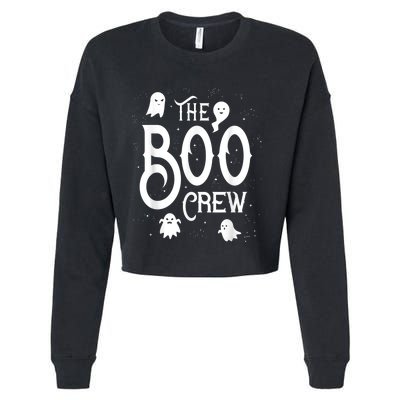 The Boo Crew Halloween Ghost Costume Cropped Pullover Crew