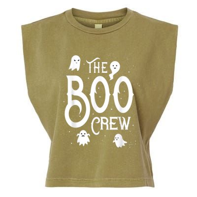 The Boo Crew Halloween Ghost Costume Garment-Dyed Women's Muscle Tee