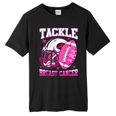 Tackle Breast Cancer Awareness Fighting American Football Tall Fusion ChromaSoft Performance T-Shirt