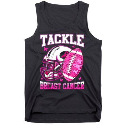 Tackle Breast Cancer Awareness Fighting American Football Tank Top