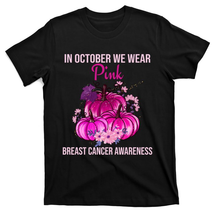 Thanksgiving Breast Cancer Awareness T-Shirt