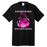 Thanksgiving Breast Cancer Awareness Tall T-Shirt