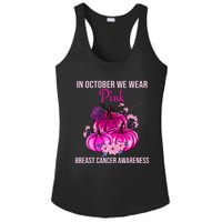 Thanksgiving Breast Cancer Awareness Ladies PosiCharge Competitor Racerback Tank