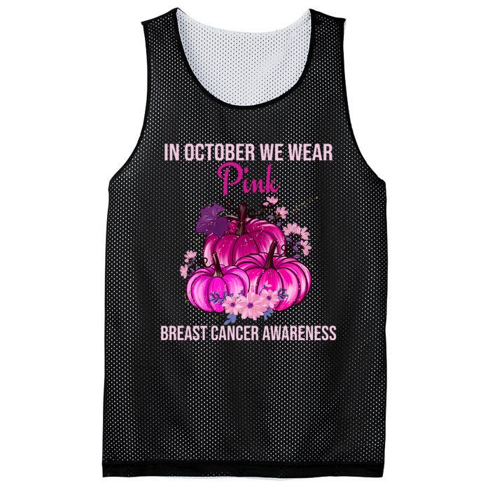 Thanksgiving Breast Cancer Awareness Mesh Reversible Basketball Jersey Tank