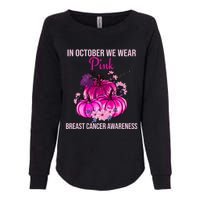 Thanksgiving Breast Cancer Awareness Womens California Wash Sweatshirt