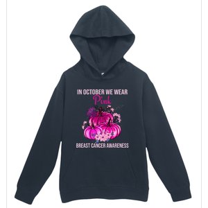 Thanksgiving Breast Cancer Awareness Urban Pullover Hoodie