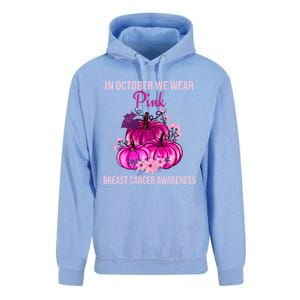 Thanksgiving Breast Cancer Awareness Unisex Surf Hoodie