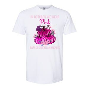 Thanksgiving Breast Cancer Awareness Softstyle CVC T-Shirt