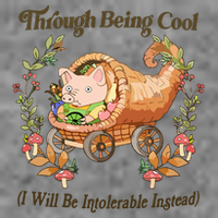 Through Being Cool I Will Be Intolerable Instead 7-Panel Snapback Hat