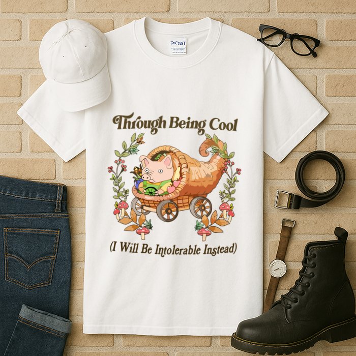 Through Being Cool I Will Be Intolerable Instead Tall T-Shirt
