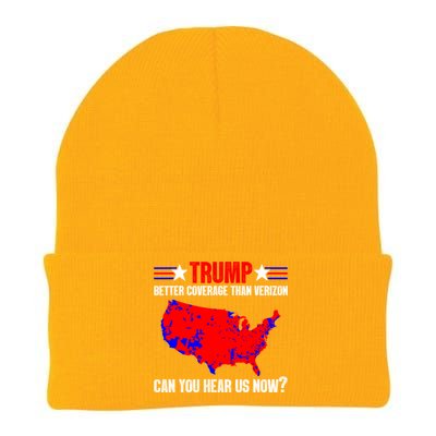 Trump Better Coverage Than Verizon Can You Hear Us Now Knit Cap Winter Beanie