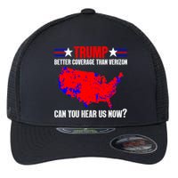 Trump Better Coverage Than Verizon Can You Hear Us Now Flexfit Unipanel Trucker Cap