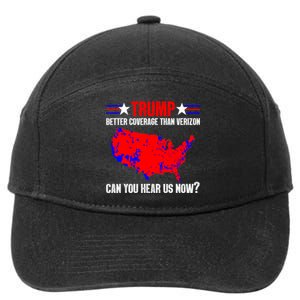 Trump Better Coverage Than Verizon Can You Hear Us Now 7-Panel Snapback Hat