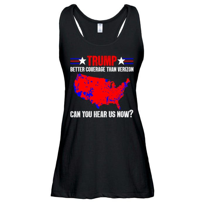 Trump Better Coverage Than Verizon Can You Hear Us Now Ladies Essential Flowy Tank