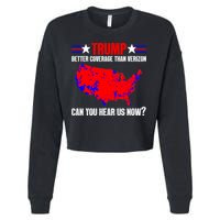 Trump Better Coverage Than Verizon Can You Hear Us Now Cropped Pullover Crew