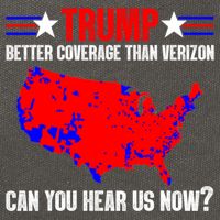 Trump Better Coverage Than Verizon Can You Hear Us Now Cotton Canvas Backpack