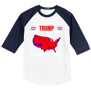 Trump Better Coverage Than Verizon Can You Hear Us Now Baseball Sleeve Shirt