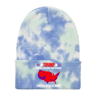 Trump Better Coverage Than Verizon Can You Hear Us Now Tie Dye 12in Knit Beanie