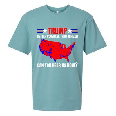 Trump Better Coverage Than Verizon Can You Hear Us Now Sueded Cloud Jersey T-Shirt