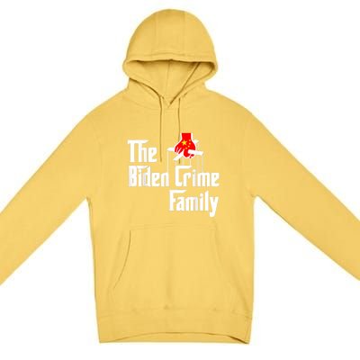 The Biden Chinese Crime Family Puppet Humor Anti Against Premium Pullover Hoodie