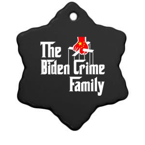 The Biden Chinese Crime Family Puppet Humor Anti Against Ceramic Star Ornament