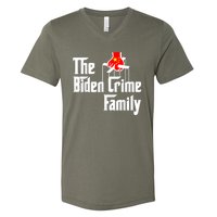 The Biden Chinese Crime Family Puppet Humor Anti Against V-Neck T-Shirt