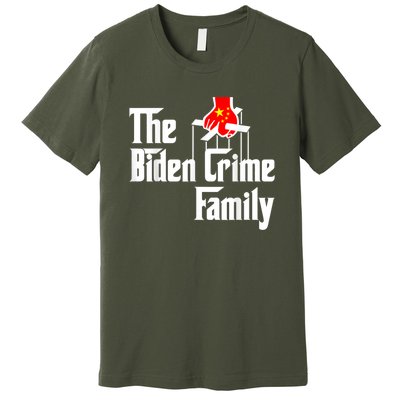 The Biden Chinese Crime Family Puppet Humor Anti Against Premium T-Shirt