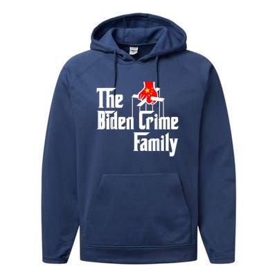 The Biden Chinese Crime Family Puppet Humor Anti Against Performance Fleece Hoodie