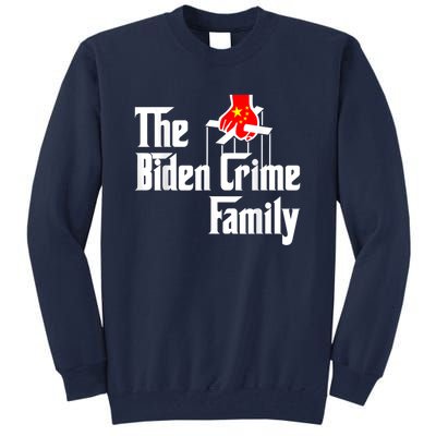 The Biden Chinese Crime Family Puppet Humor Anti Against Tall Sweatshirt