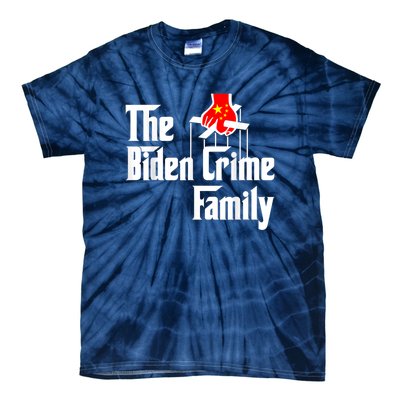 The Biden Chinese Crime Family Puppet Humor Anti Against Tie-Dye T-Shirt