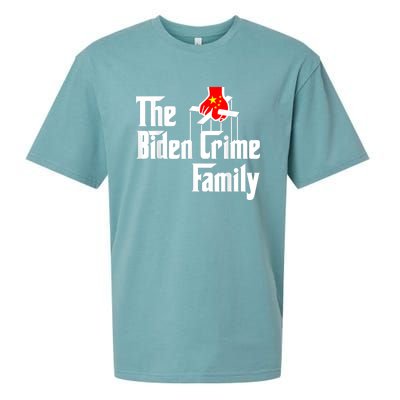 The Biden Chinese Crime Family Puppet Humor Anti Against Sueded Cloud Jersey T-Shirt