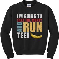 Team Bananas Challenge Take The Money And Run Kids Sweatshirt