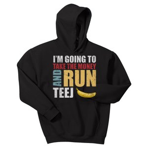 Team Bananas Challenge Take The Money And Run Kids Hoodie