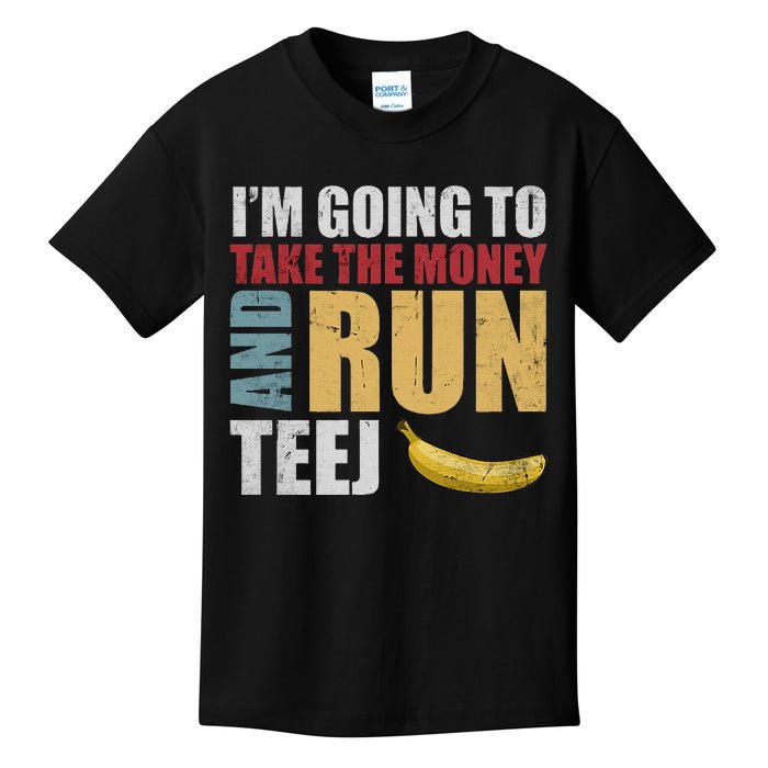 Team Bananas Challenge Take The Money And Run Kids T-Shirt