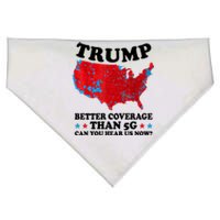 Trump Better Coverage Than 5g Can You Hear Us Now Usa Funny USA-Made Doggie Bandana