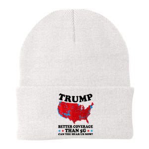 Trump Better Coverage Than 5g Can You Hear Us Now Usa Funny Knit Cap Winter Beanie