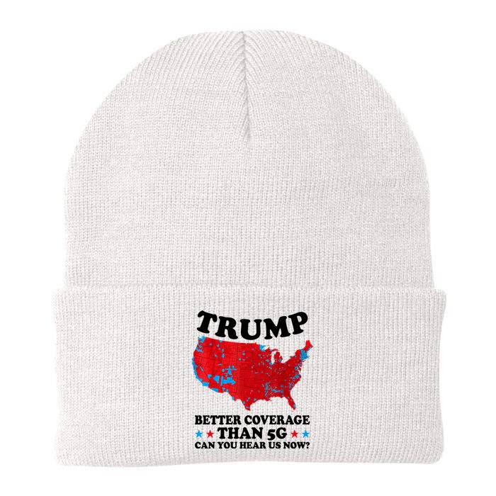 Trump Better Coverage Than 5g Can You Hear Us Now Usa Funny Knit Cap Winter Beanie