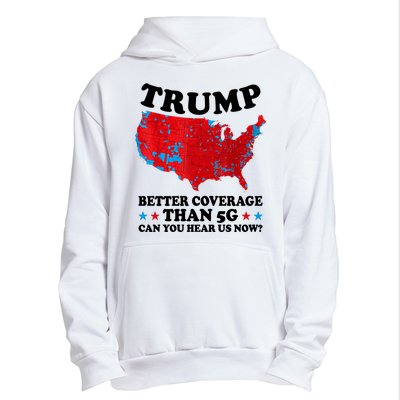 Trump Better Coverage Than 5g Can You Hear Us Now Usa Funny Urban Pullover Hoodie