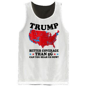 Trump Better Coverage Than 5g Can You Hear Us Now Usa Funny Mesh Reversible Basketball Jersey Tank