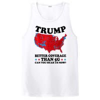 Trump Better Coverage Than 5g Can You Hear Us Now Usa Funny PosiCharge Competitor Tank