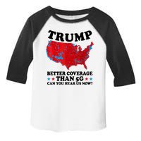 Trump Better Coverage Than 5g Can You Hear Us Now Usa Funny Toddler Fine Jersey T-Shirt