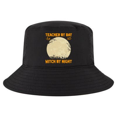 Teacher By Day Witch By Night Halloween Costume For Teachers Gift Cool Comfort Performance Bucket Hat