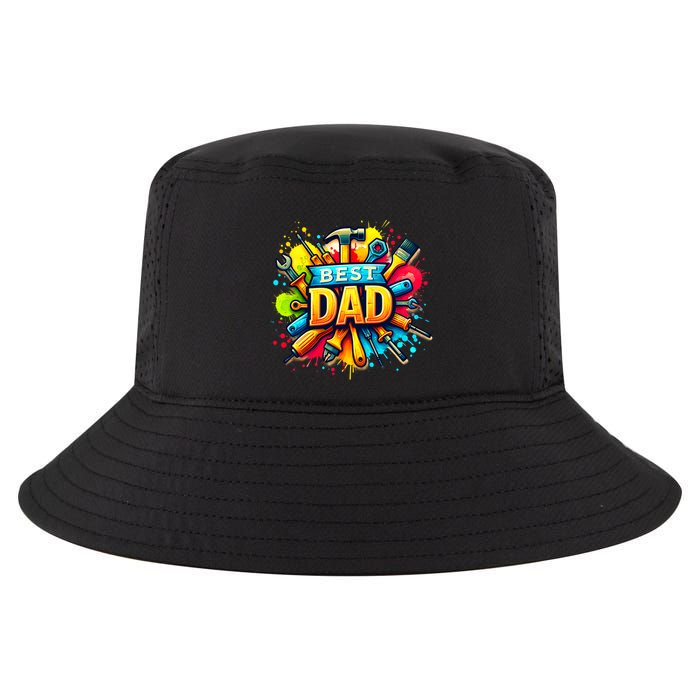 The Best Dad Tools Handyman Cool Comfort Performance Bucket Hat
