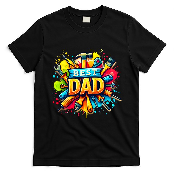 The Best Dad Tools Handyman T-Shirt