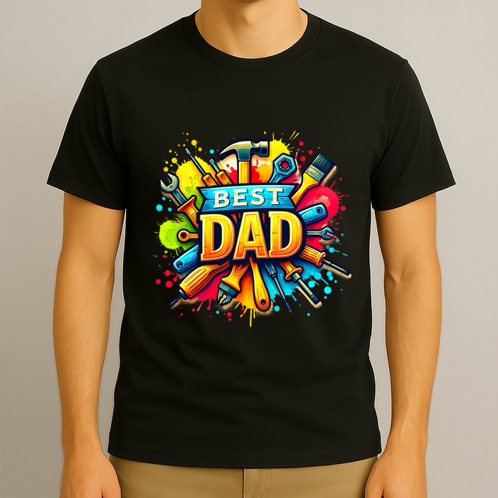 The Best Dad Tools Handyman T-Shirt