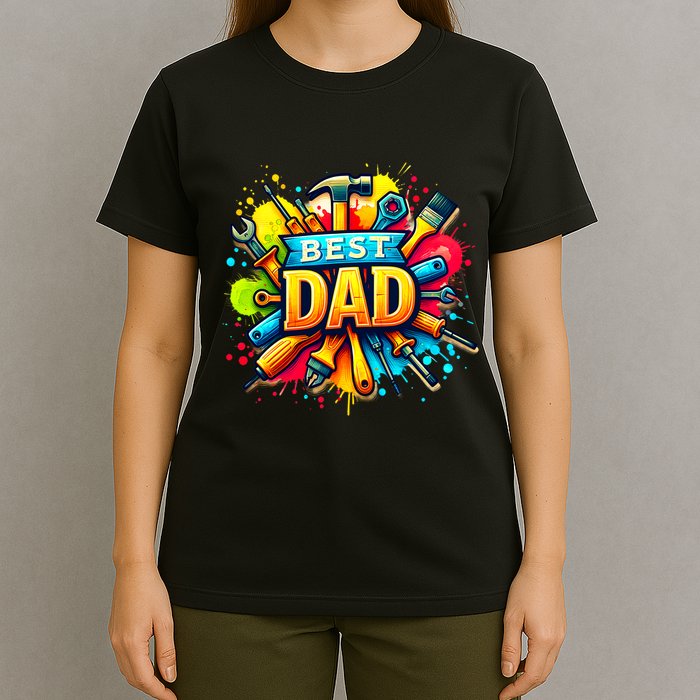 The Best Dad Tools Handyman T-Shirt