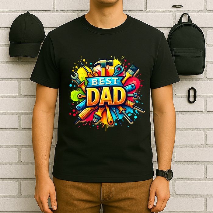 The Best Dad Tools Handyman T-Shirt